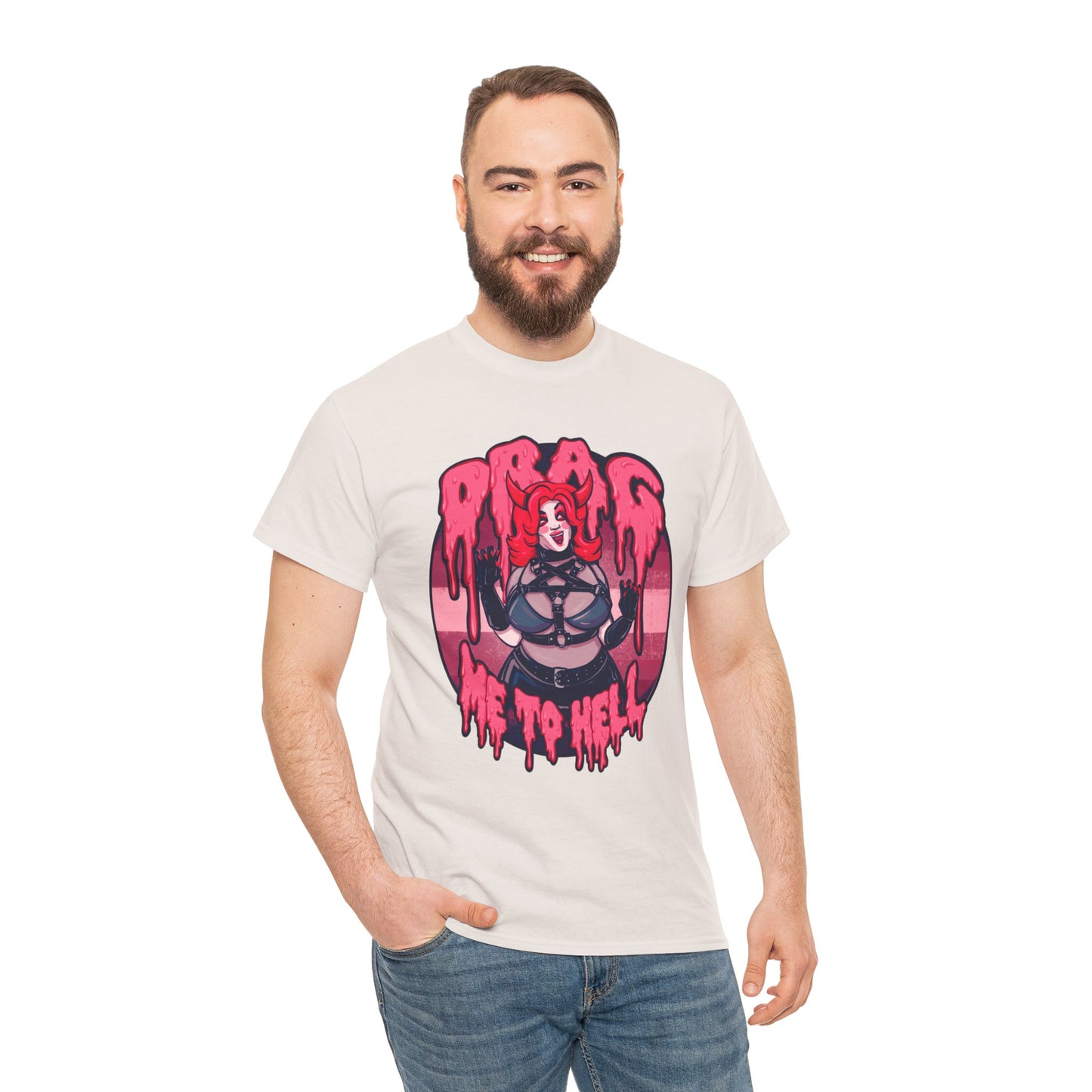 Drag Me To Hell Unisex Heavy Cotton Tee