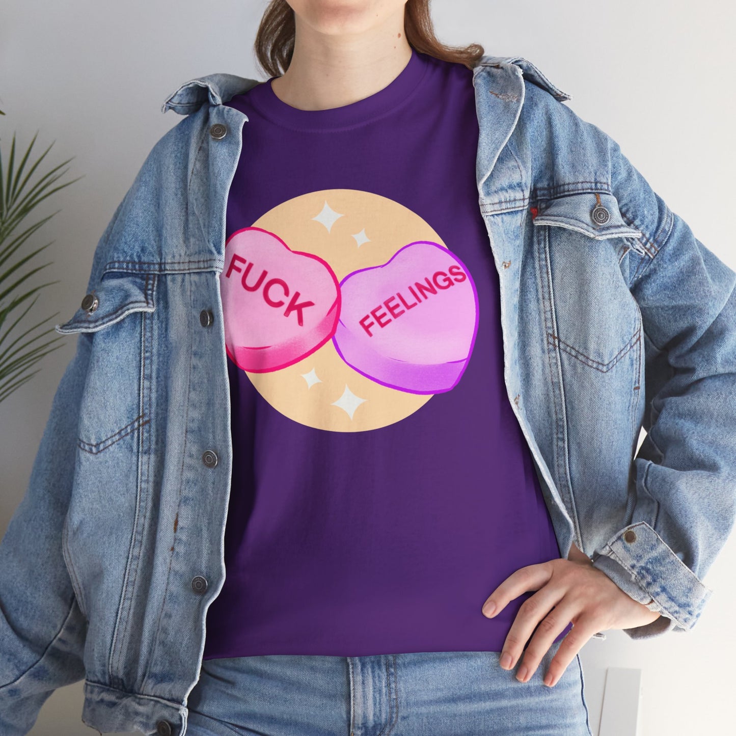 Fuck Feelings Unisex Heavy Cotton Tee