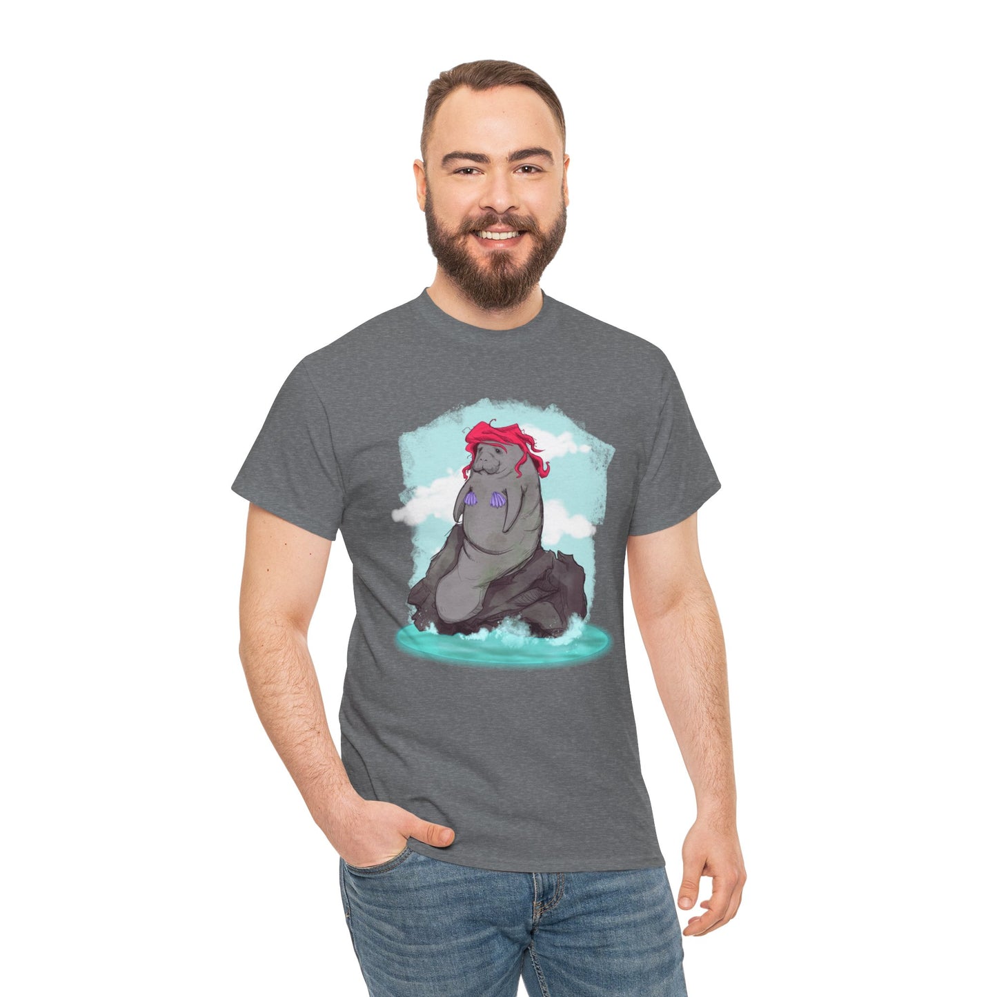 The Big Manatee Unisex Heavy Cotton Tee