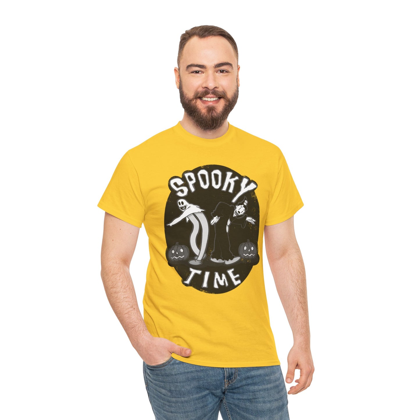 Spooky Time Unisex Heavy Cotton Tee