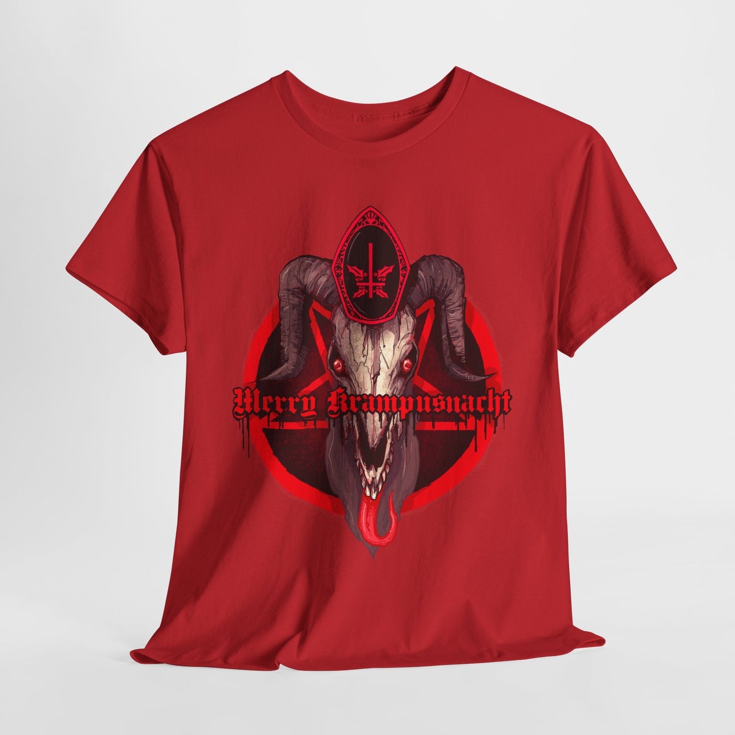 Merry Krampusnacht Unisex Heavy Cotton Tee