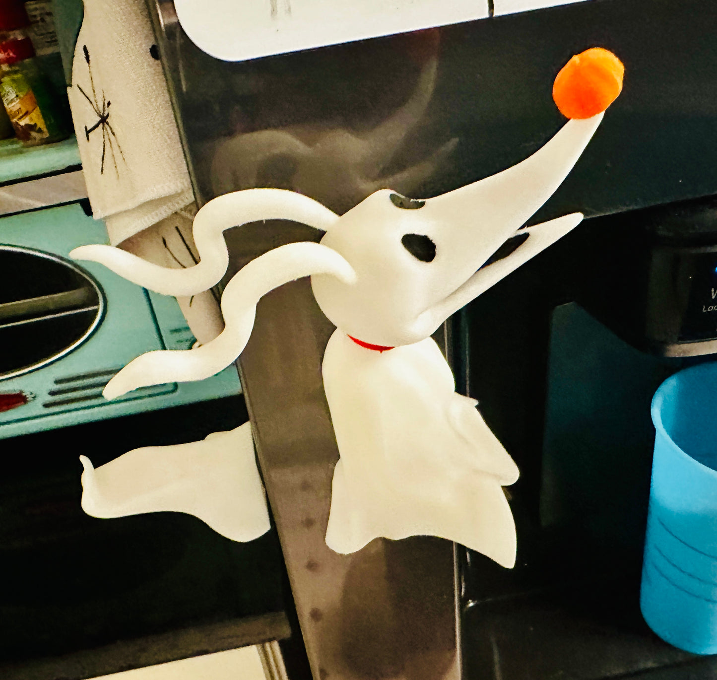 Halloween Ghost Dog 3D Print Fridge Magnet