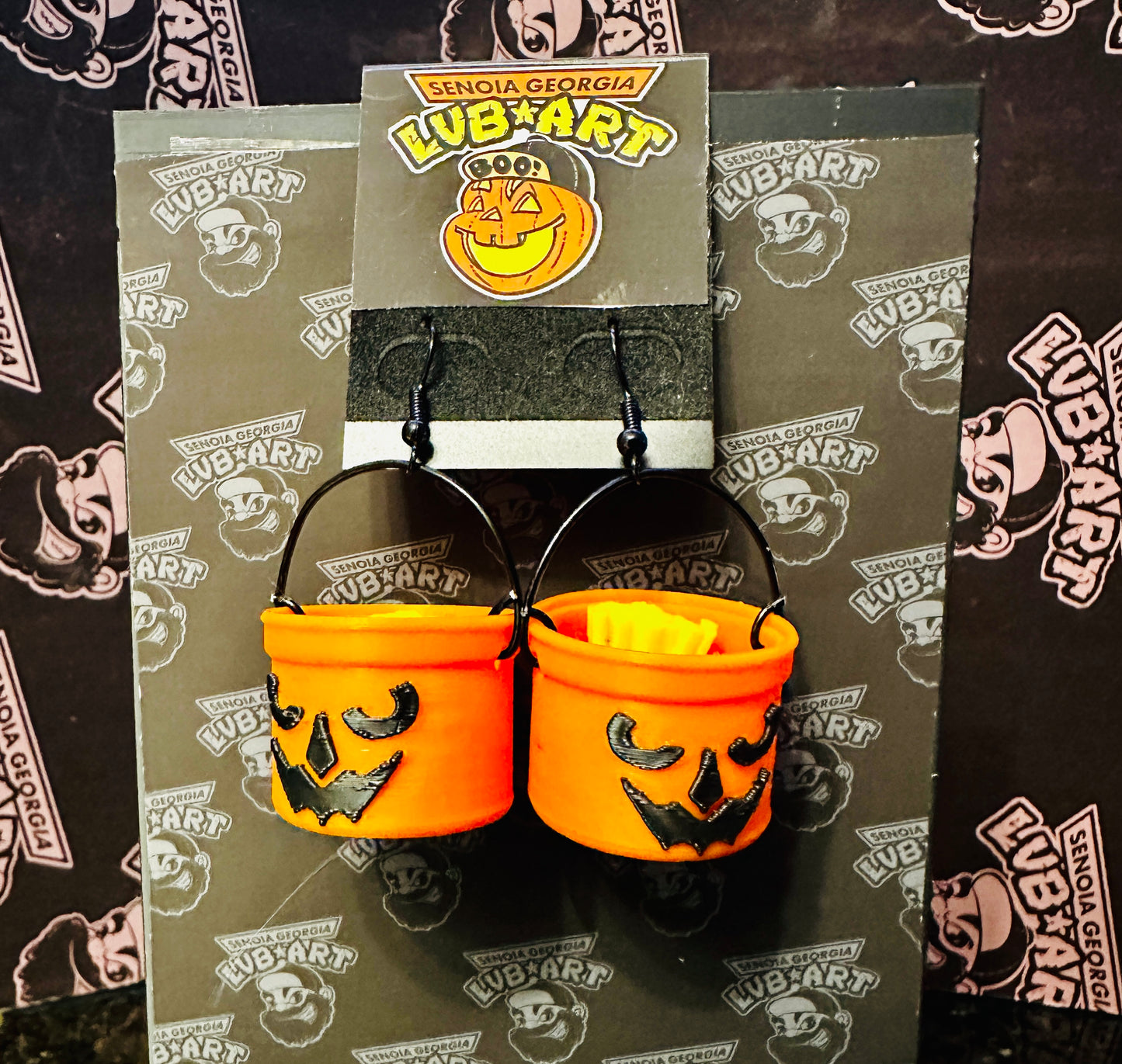 Boo Bucket Earrings