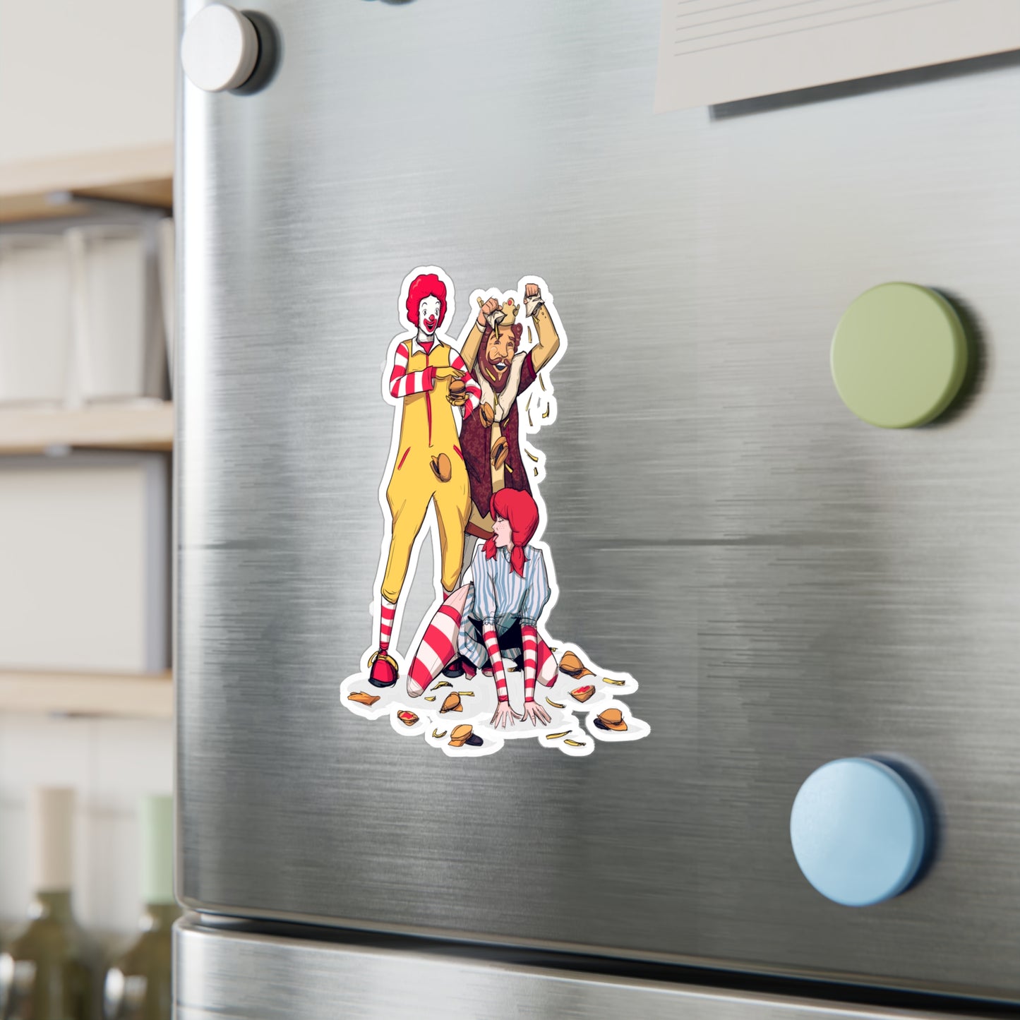 Burgers & Fries Kiss-Cut Vinyl Decal