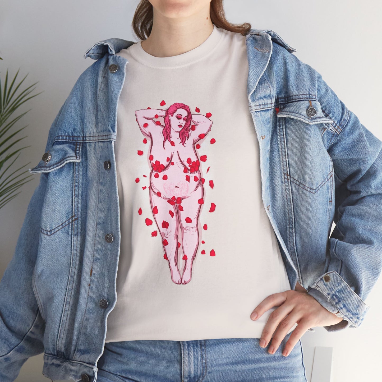Stretch Heart Unisex Heavy Cotton Tee