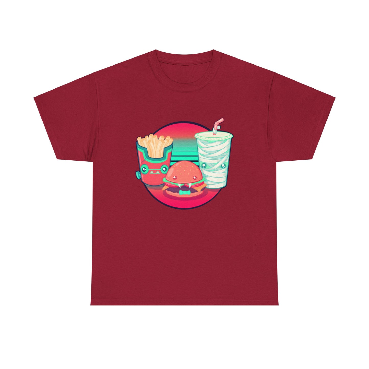 Spooky Fast Food Unisex Heavy Cotton Tee