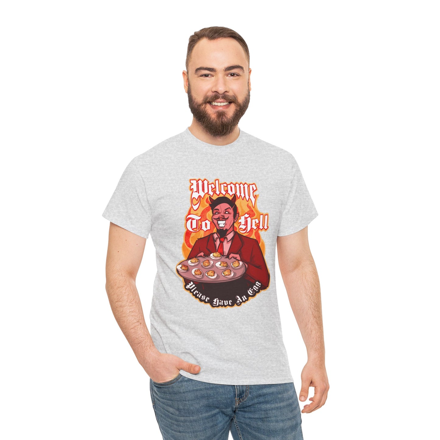 Deviled Eggs Unisex Heavy Cotton Tee