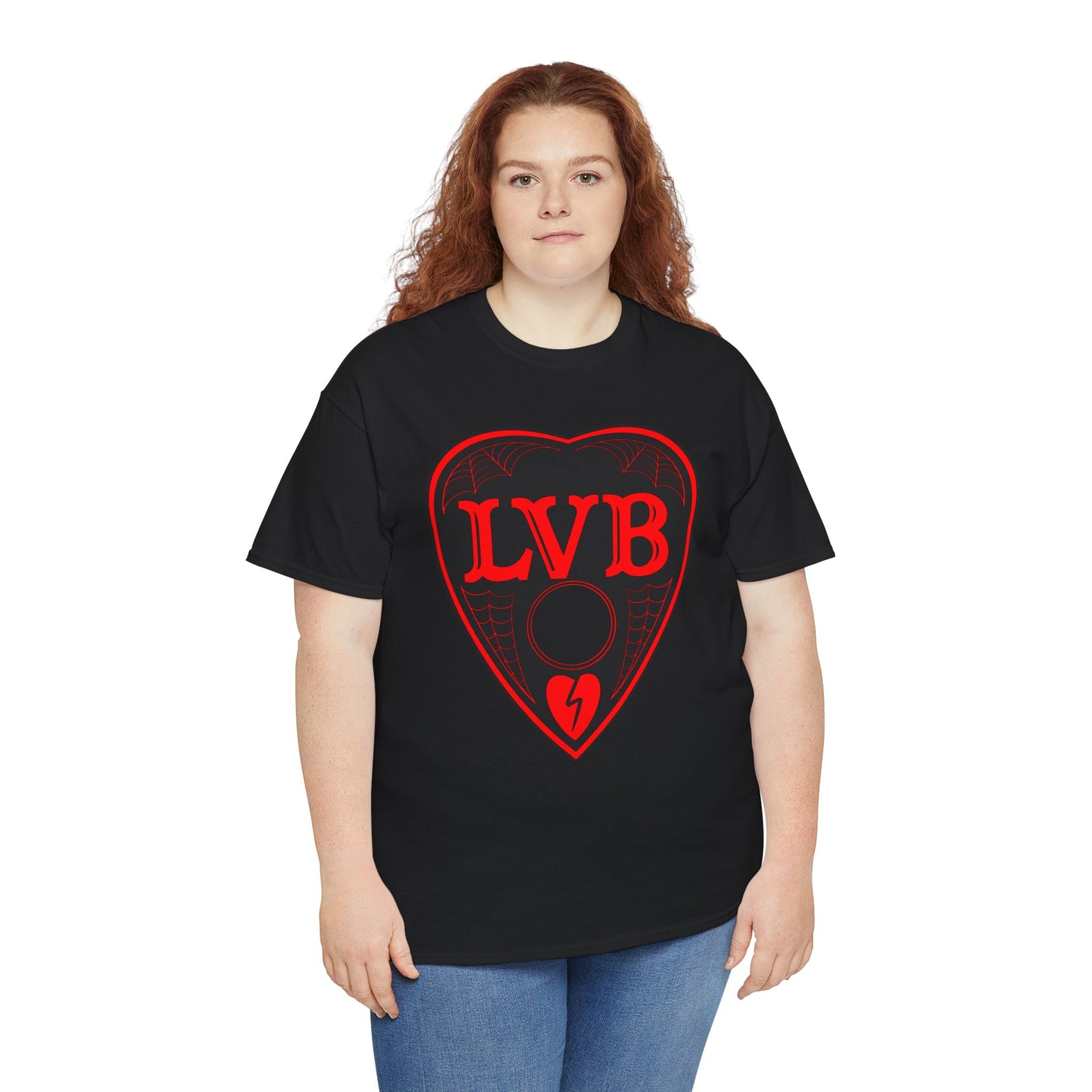LVB Art Red Planchette Unisex Heavy Cotton Tee