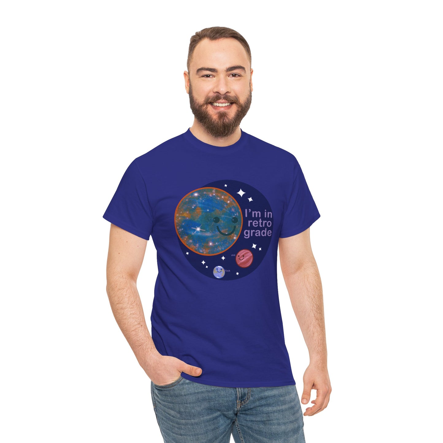 Mercury In Retrograde Unisex Heavy Cotton Tee