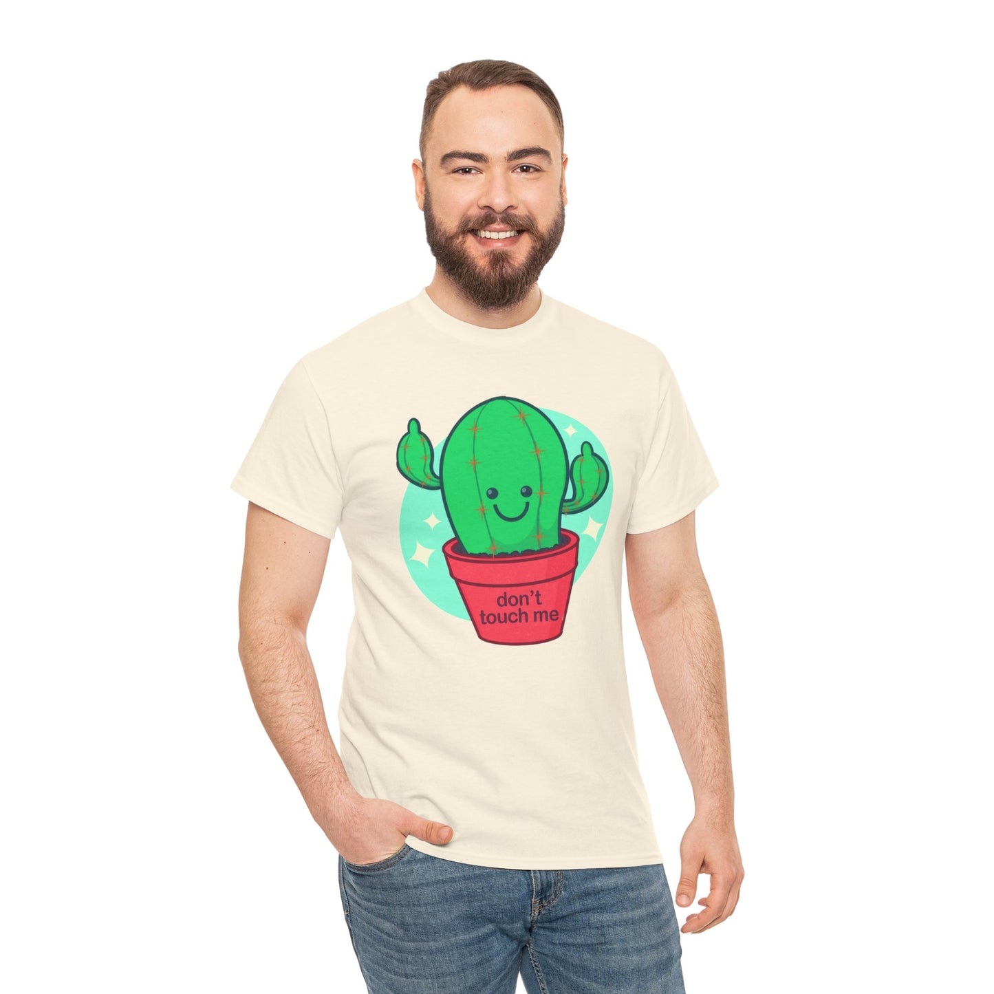 Don't Touch Me Unisex Heavy Cotton Tee