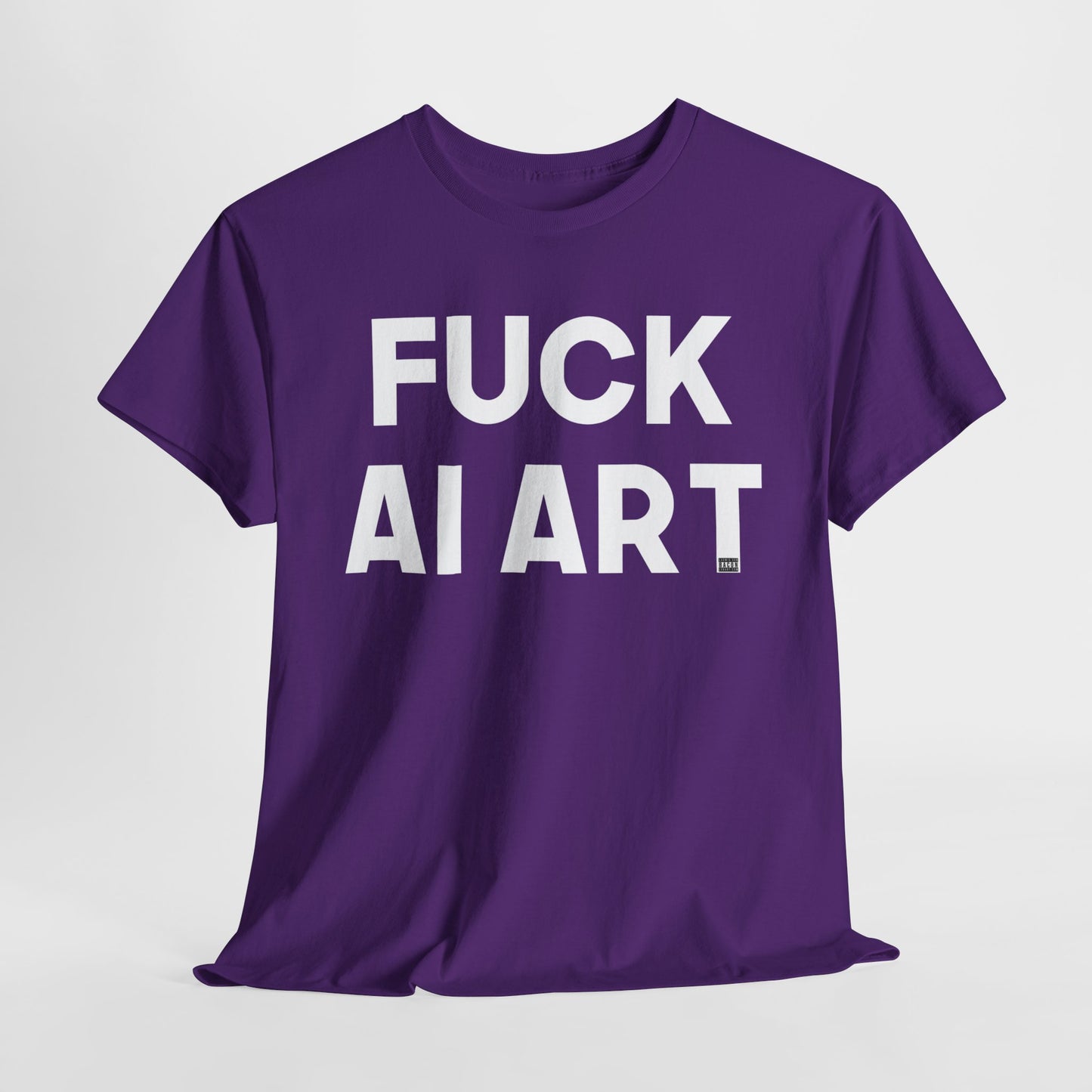 Fuck AI Art Unisex Heavy Cotton Tee