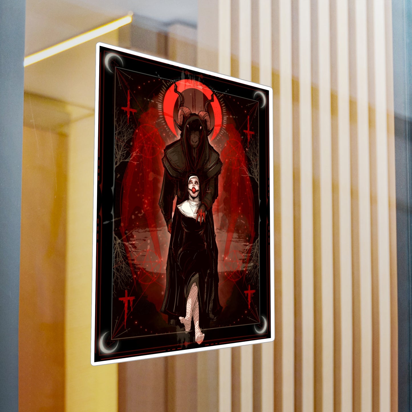 Today Satan Kiss-Cut Vinyl Decal