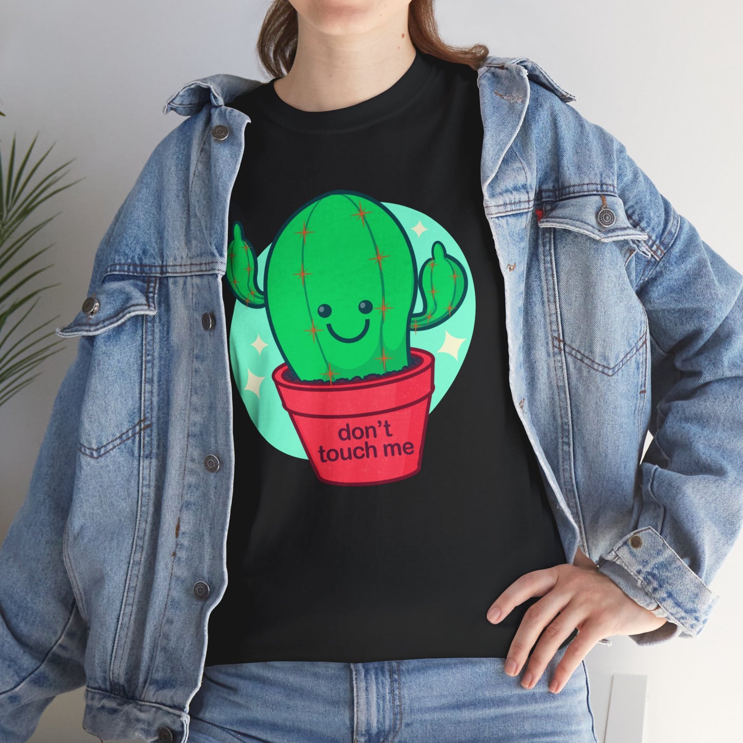 Don't Touch Me Unisex Heavy Cotton Tee