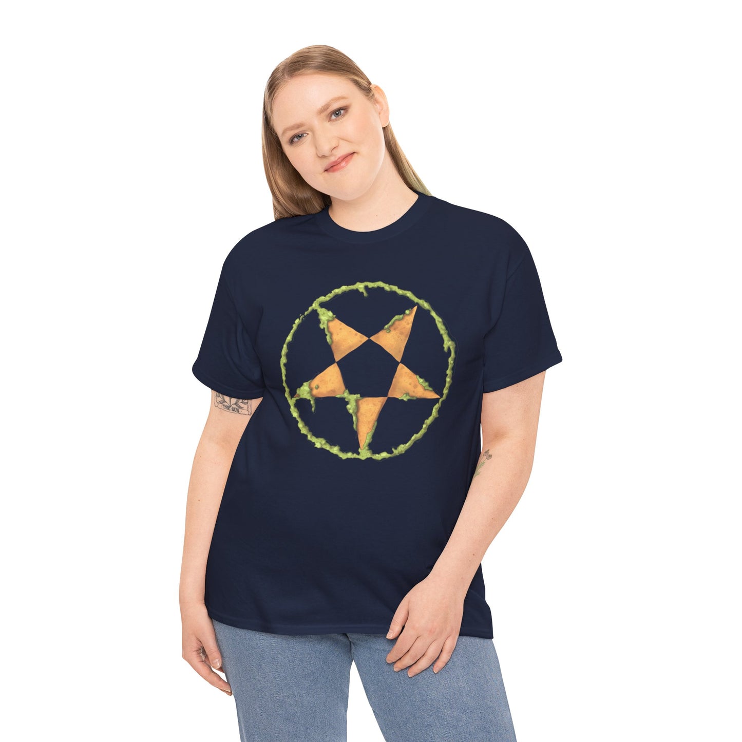 Guacamole Pentagram Unisex Heavy Cotton Tee