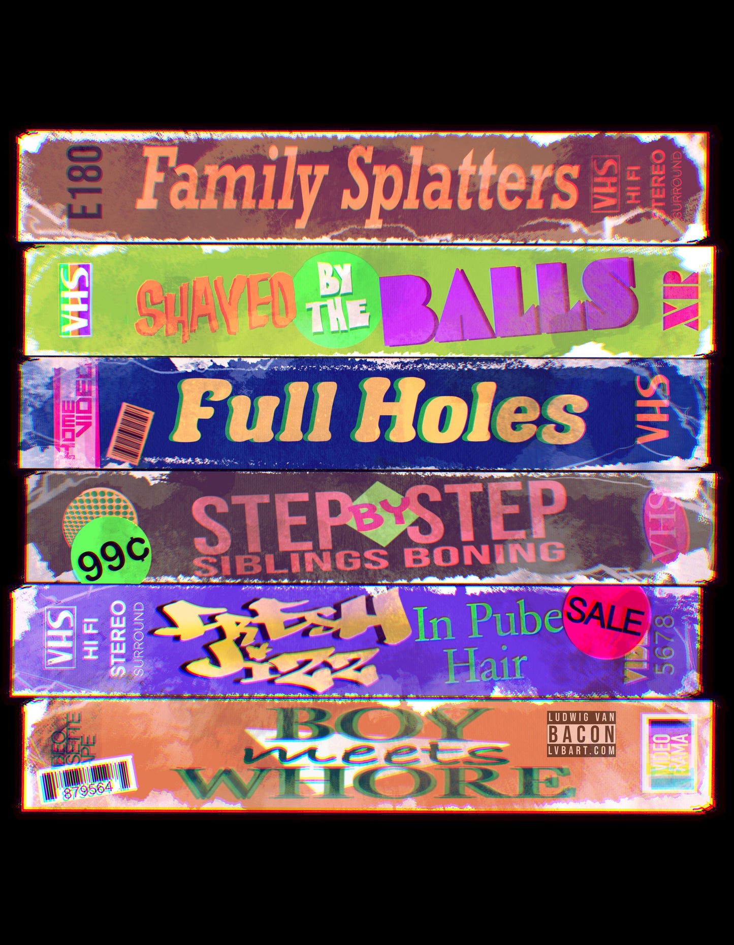 Adult 90s VHS Fine Art Print