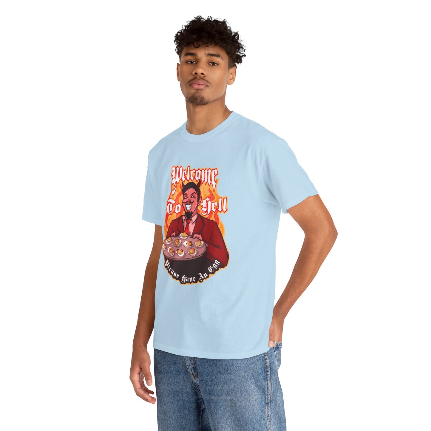 Deviled Eggs Unisex Heavy Cotton Tee