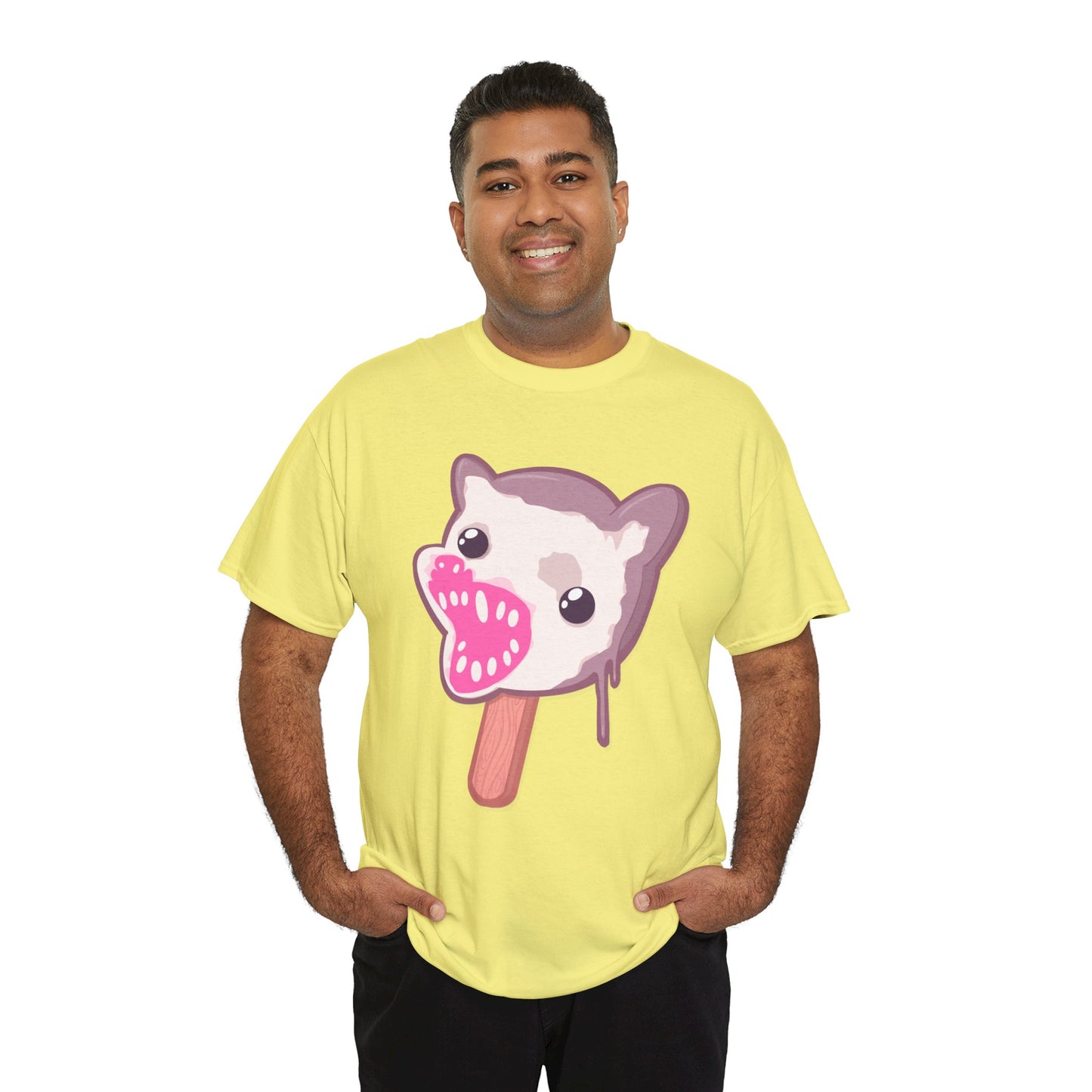 Opossum Popsicle Unisex Heavy Cotton Tee