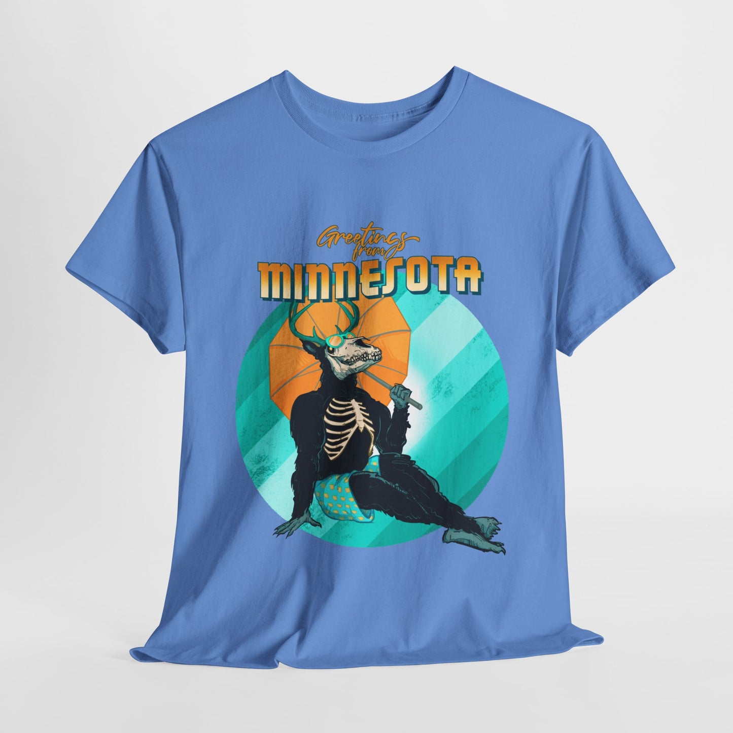 Cryptid Pinup: Minnesota Unisex Heavy Cotton Tee