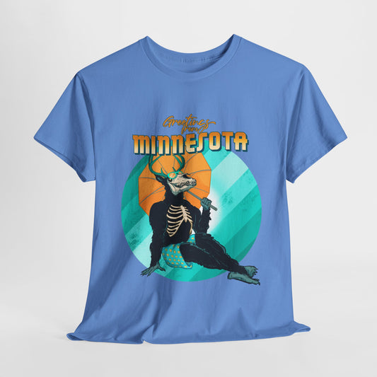 Cryptid Pinup: Minnesota Unisex Heavy Cotton Tee