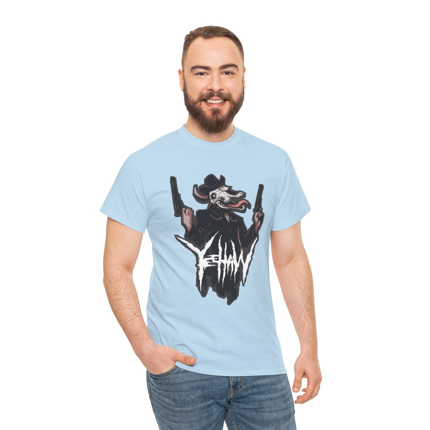 Cowboy Metal Unisex Heavy Cotton Tee