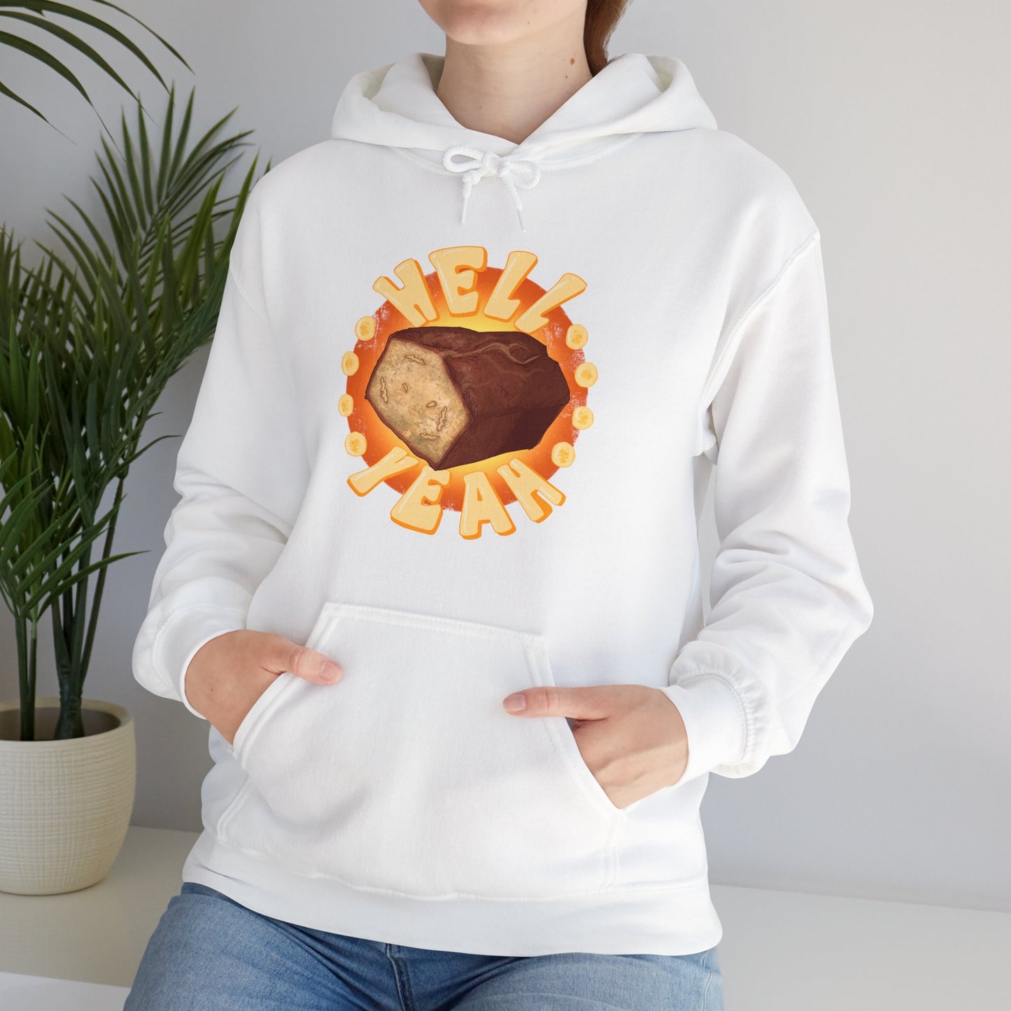 Banana Bread Unisex Heavy Blend Hooded Sweatshirt