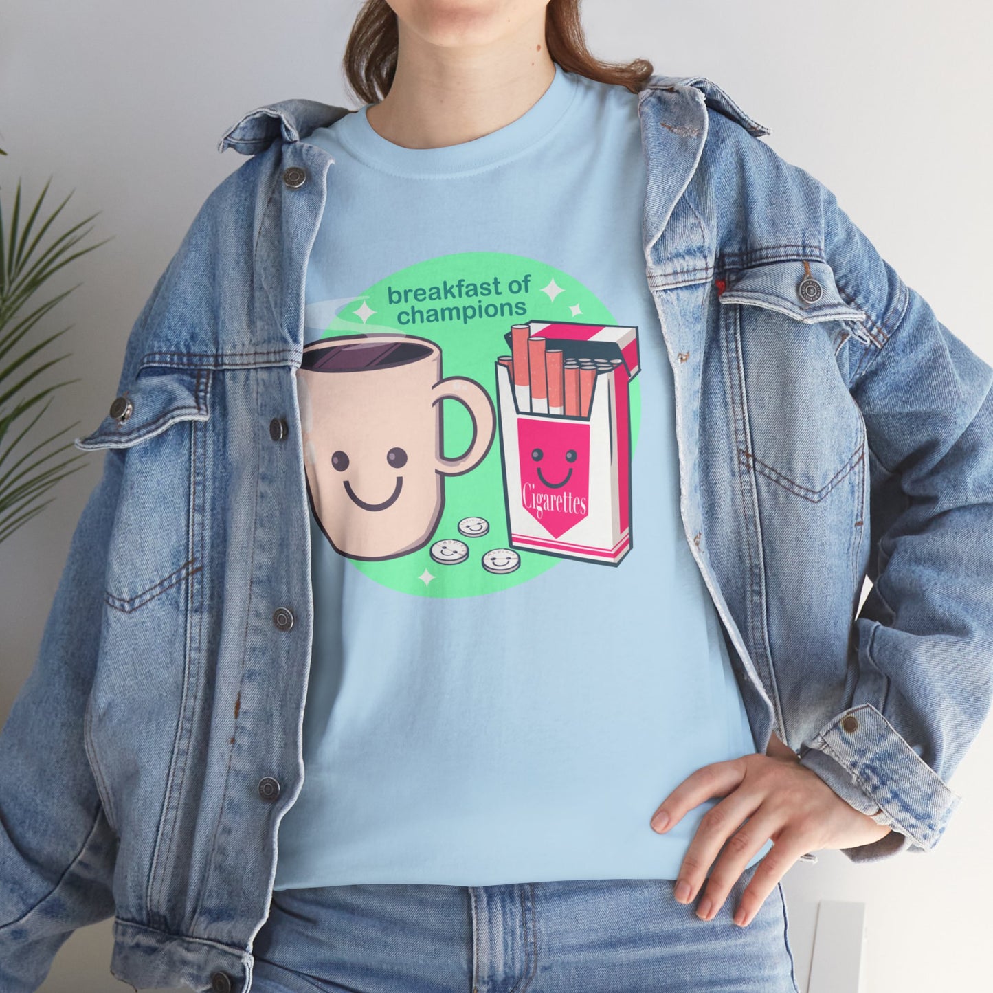 Breakfast of Champions Unisex Heavy Cotton Tee