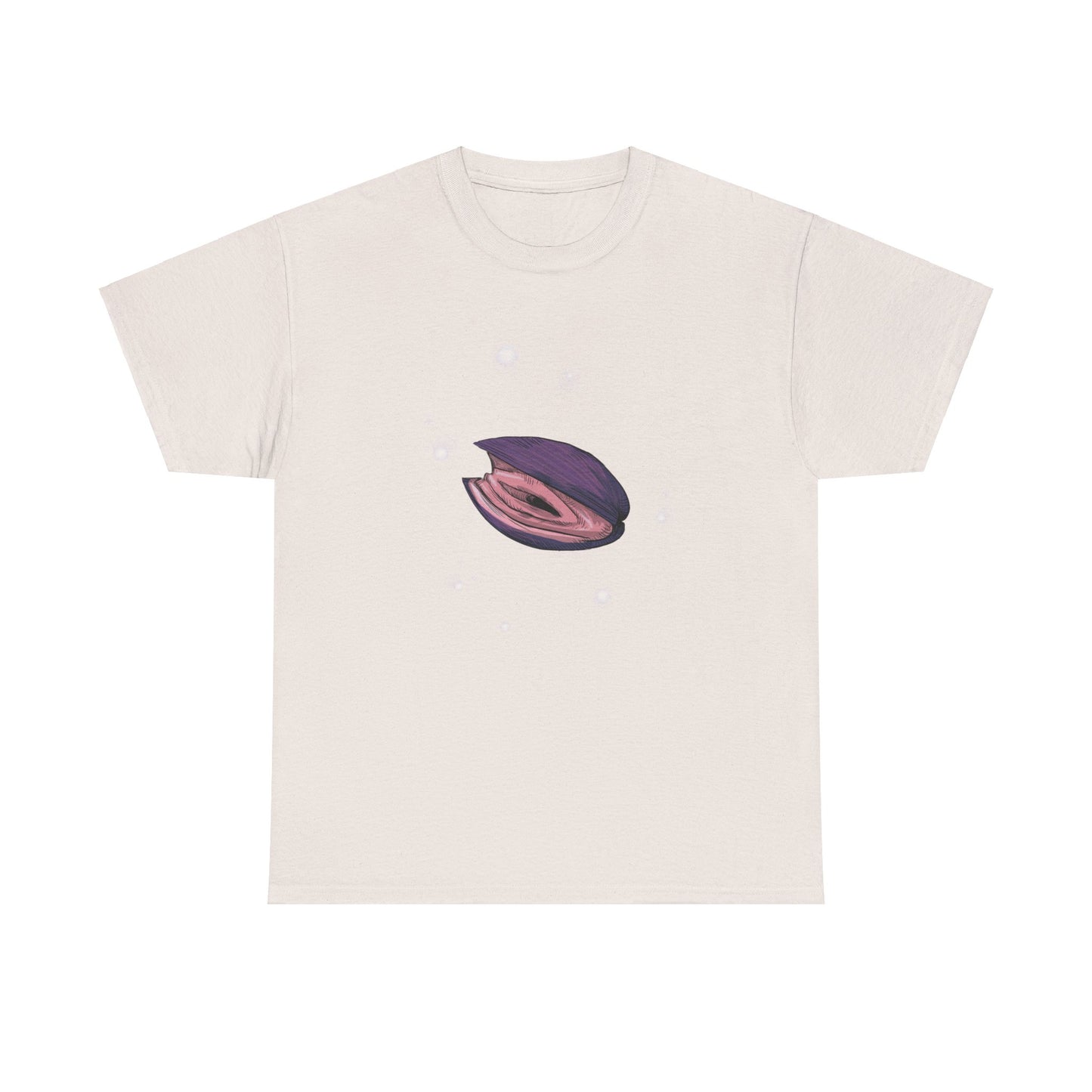 Pink Clam Unisex Heavy Cotton Tee