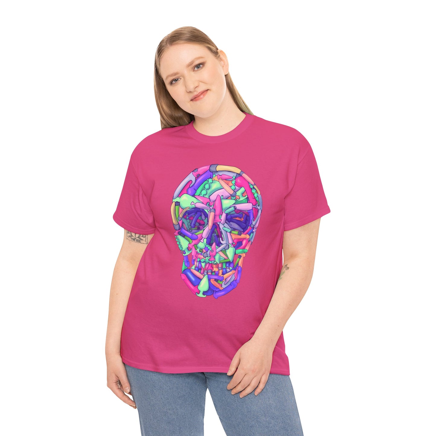 Sex Toy Skull Unisex Heavy Cotton Tee