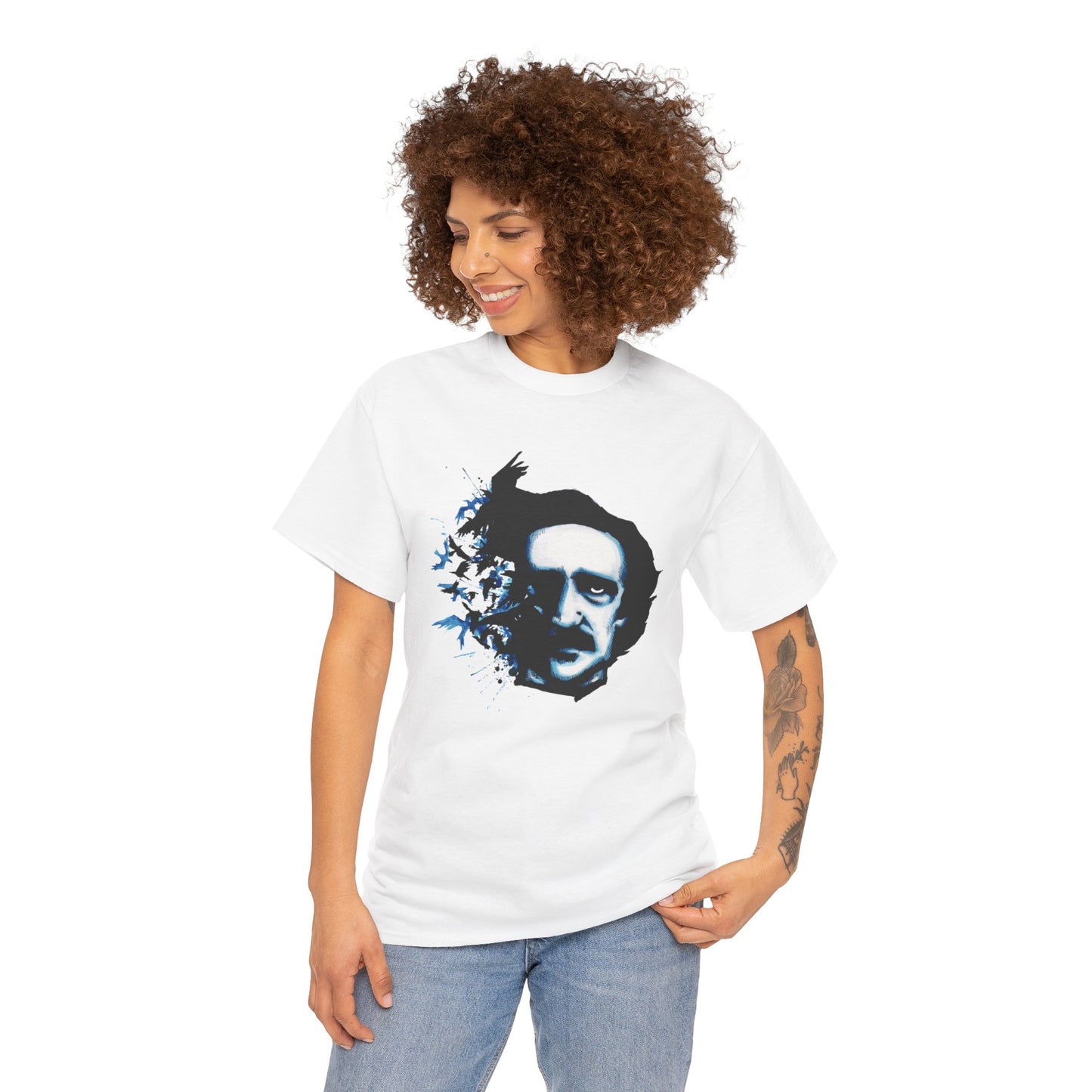 Edgar Allen Crows Unisex Heavy Cotton Tee