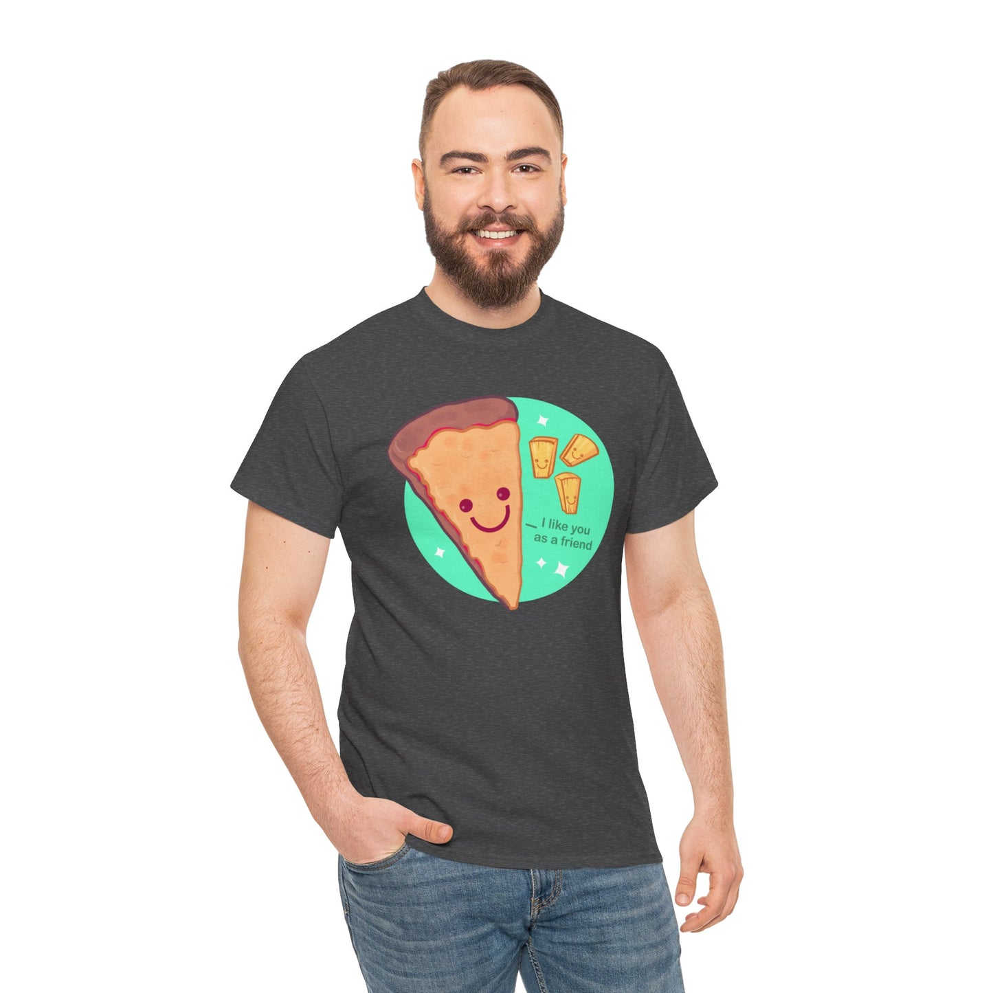 Just Friends Unisex Heavy Cotton Tee