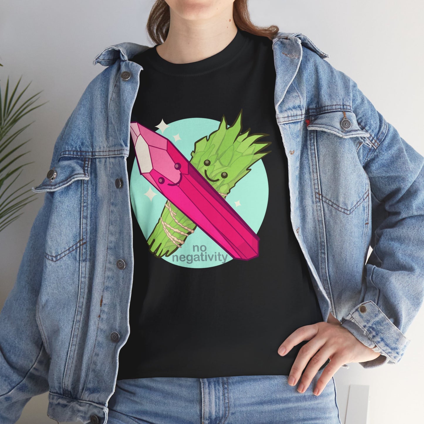 No Negativity Unisex Heavy Cotton Tee