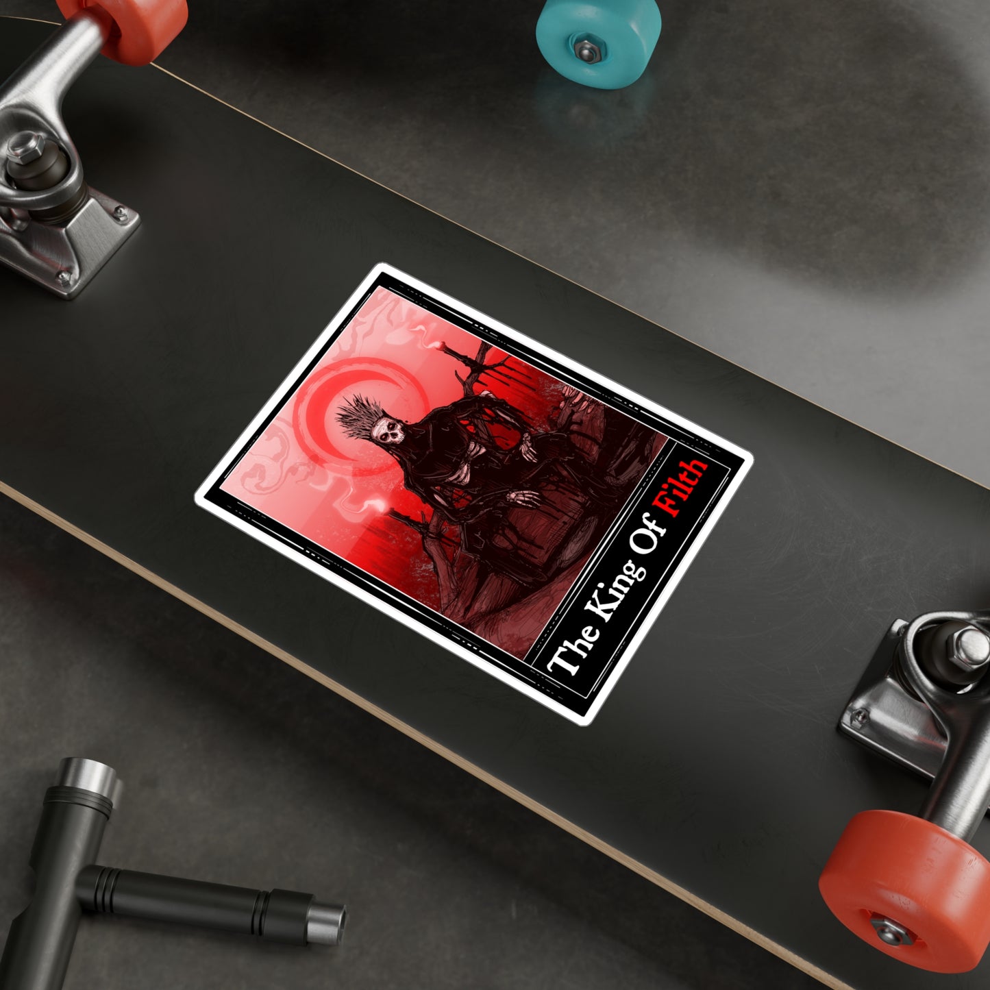The King Of Filth Tarot Kiss-Cut Vinyl Decal