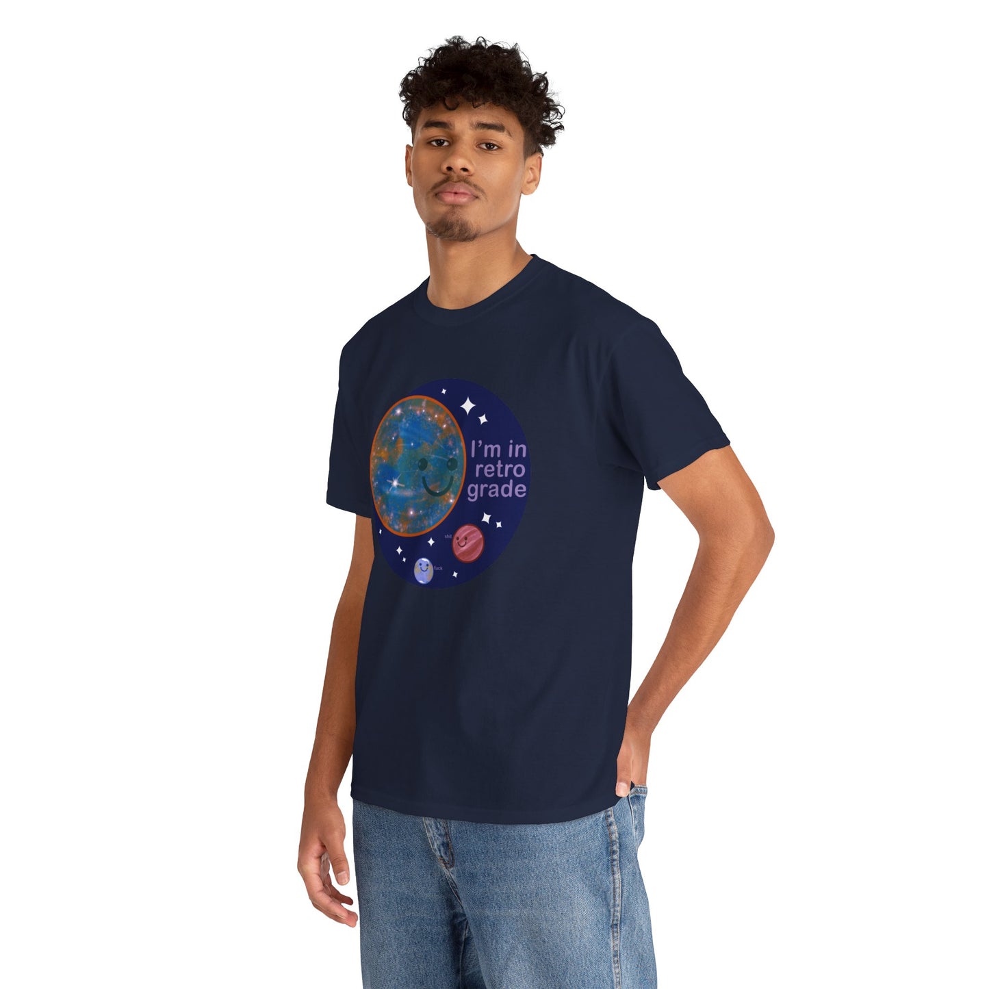 Mercury In Retrograde Unisex Heavy Cotton Tee