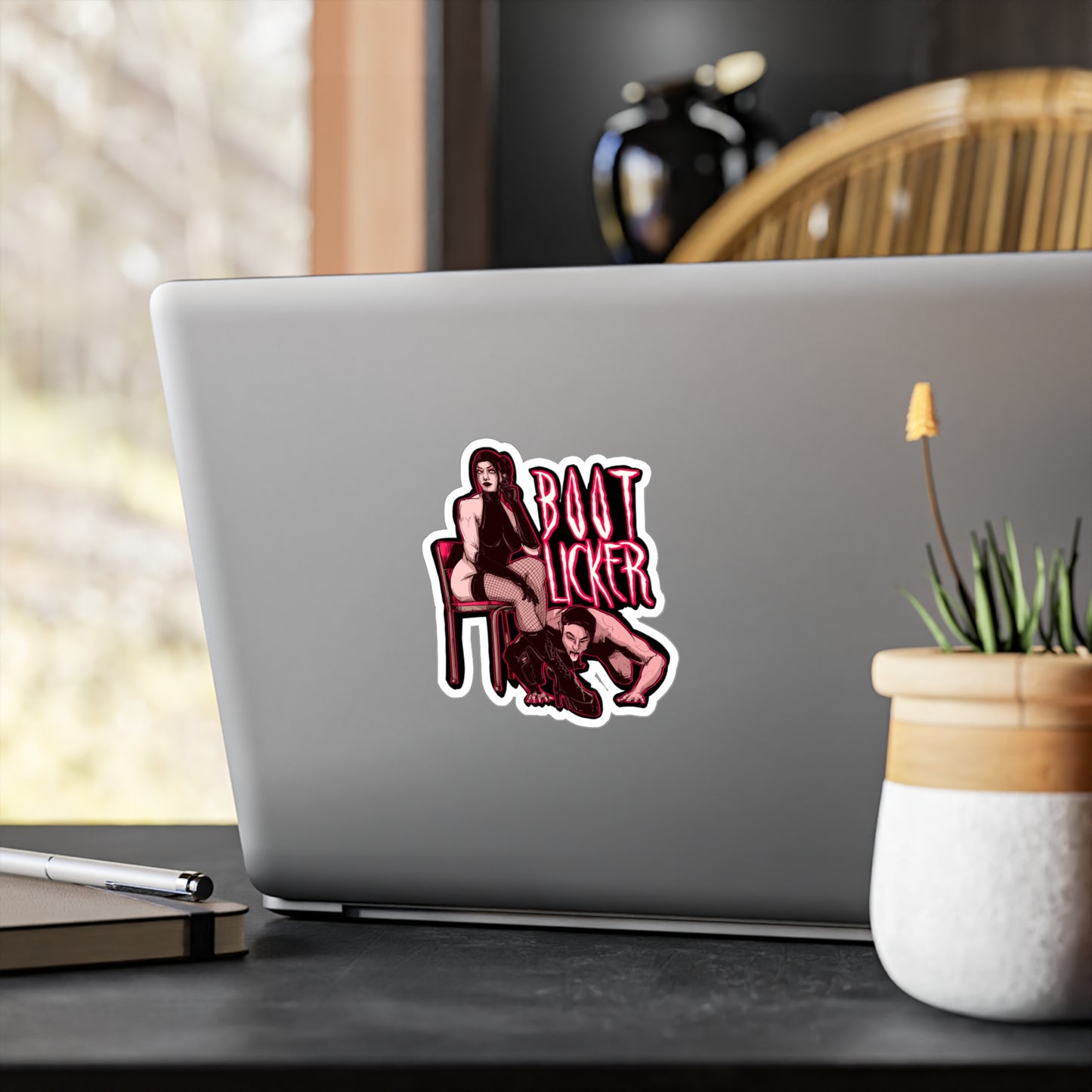 Boot Licker Kiss-Cut Vinyl Decal