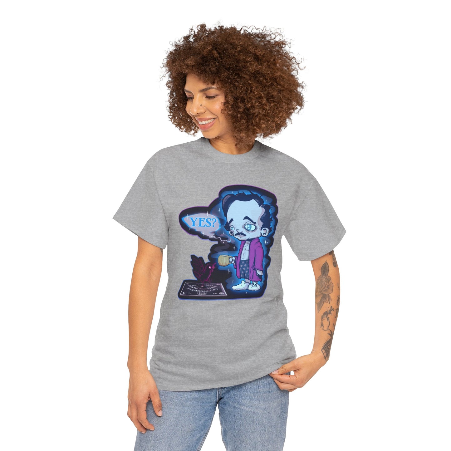 Edgar Allan Ghost Unisex Heavy Cotton Tee