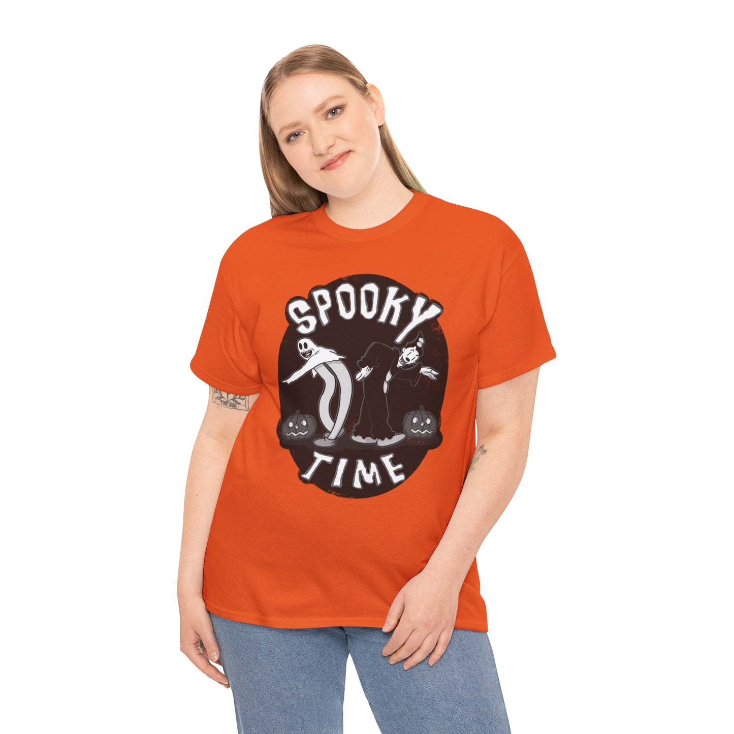 Spooky Time Unisex Heavy Cotton Tee