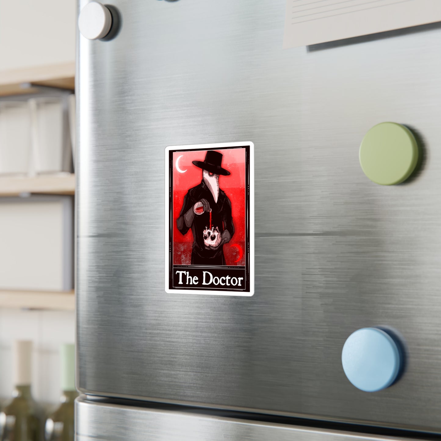 The Doctor Tarot Kiss-Cut Vinyl Decal