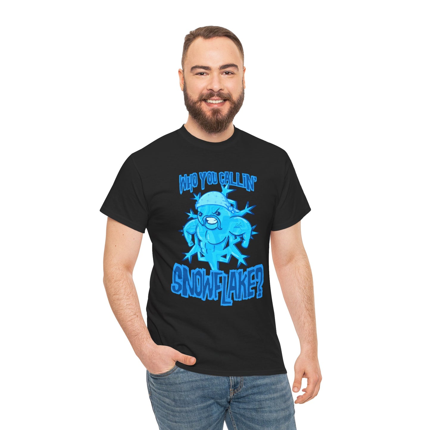 Tough Snowflake Unisex Heavy Cotton Tee