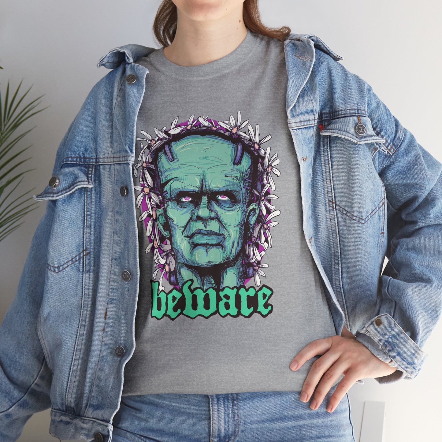Beware Unisex Heavy Cotton Tee