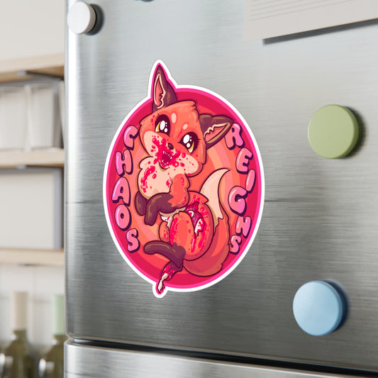 Chaos Reigns Kiss-Cut Vinyl Decal
