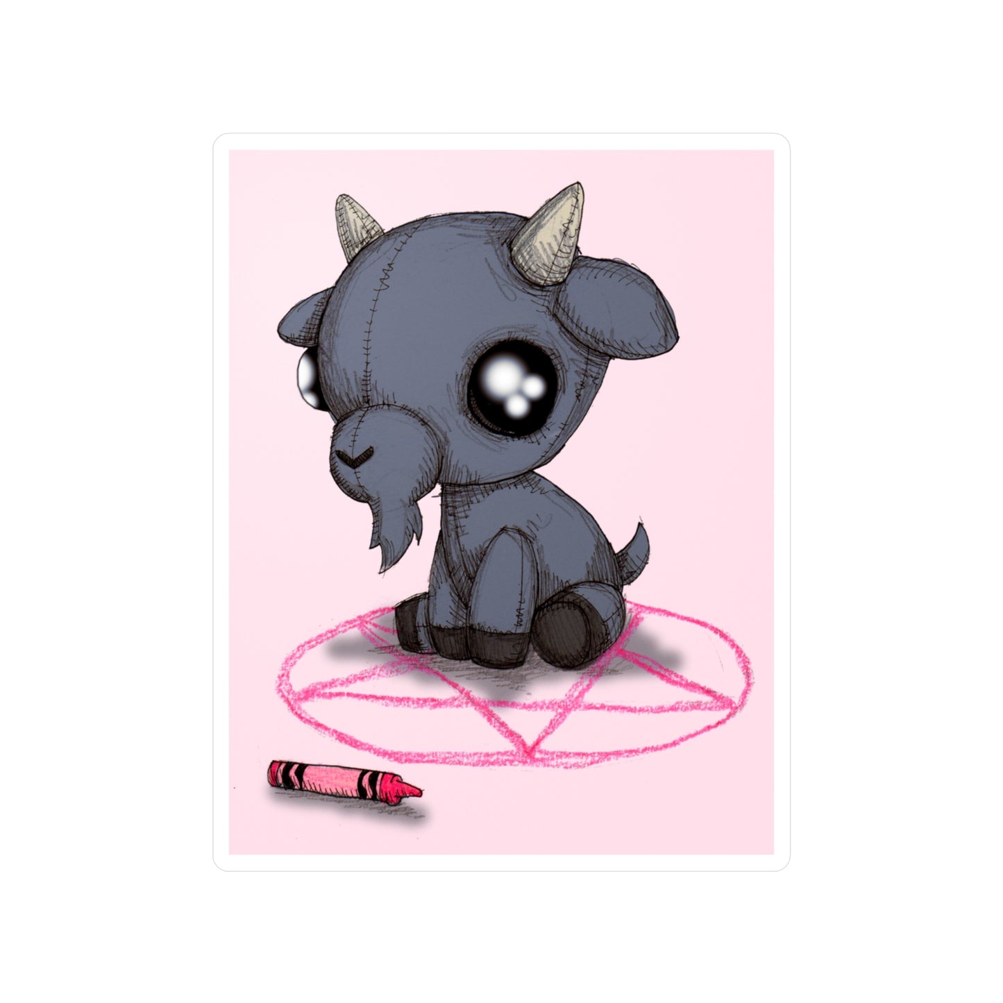 Goat Sacrifice Kiss-Cut Vinyl Decal