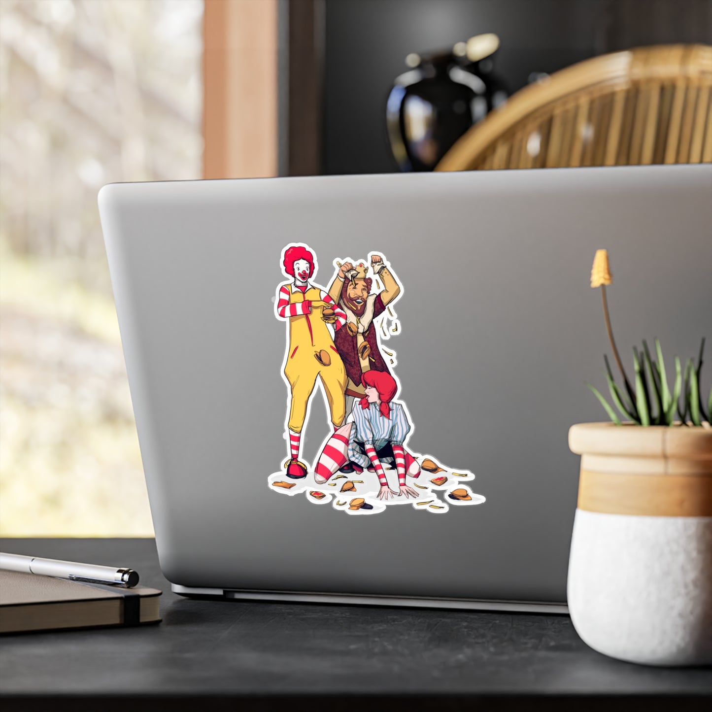 Burgers & Fries Kiss-Cut Vinyl Decal