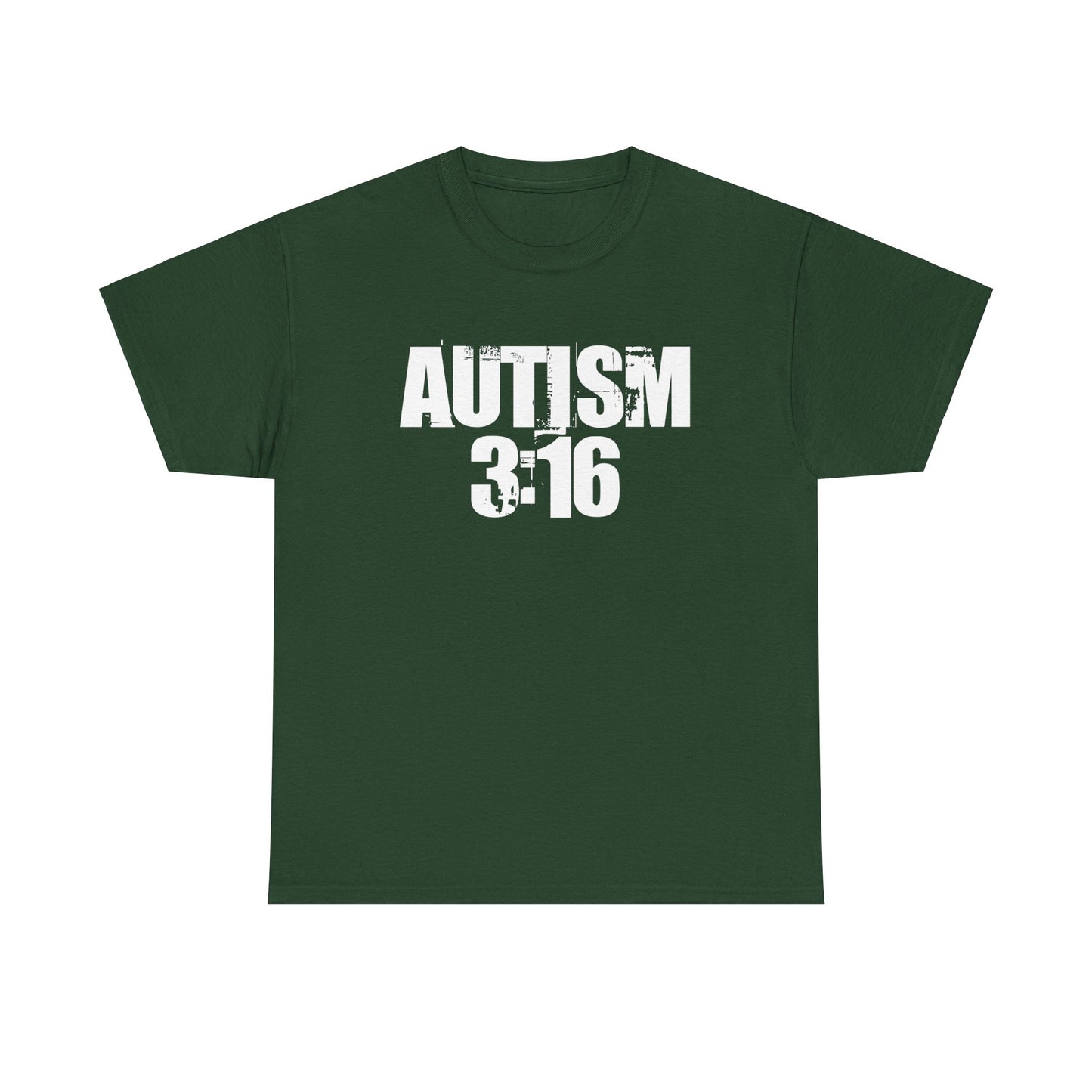 Autism 3:16 Unisex Heavy Cotton Tee
