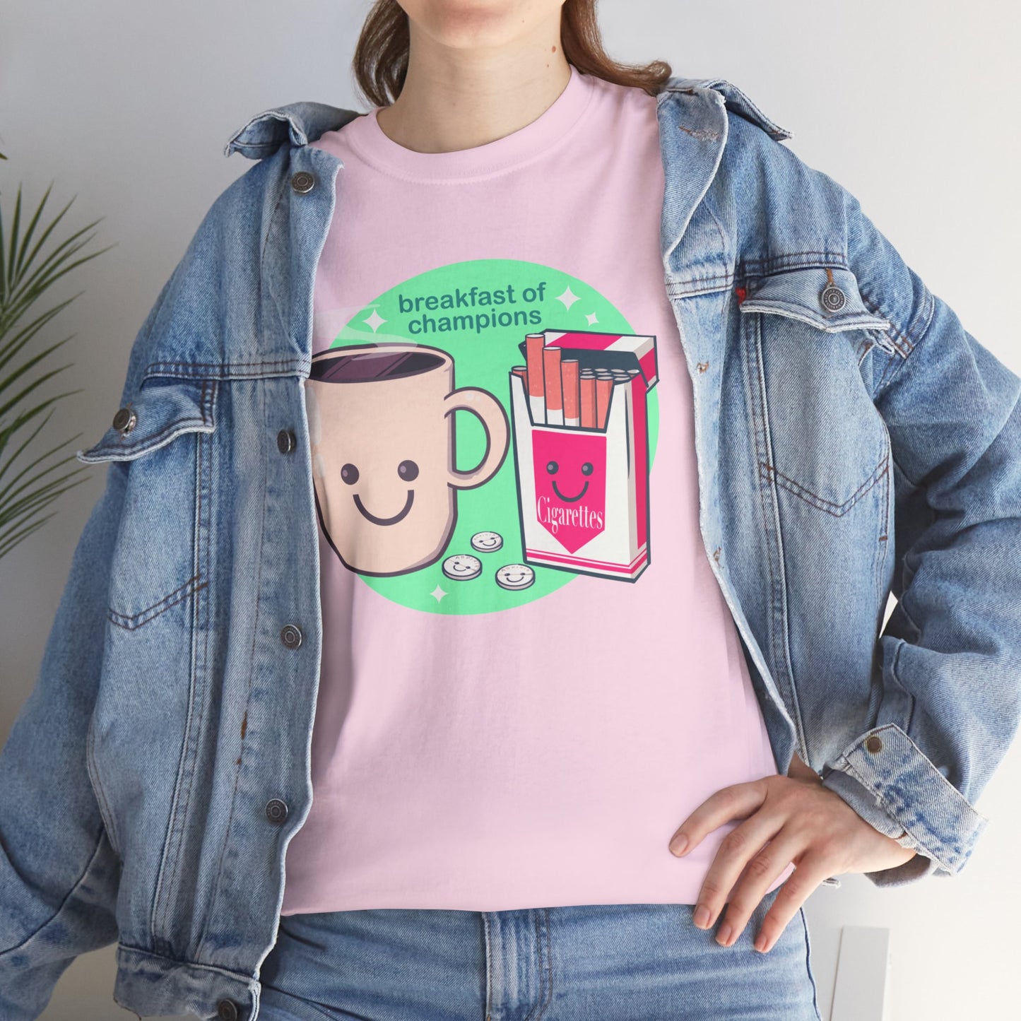 Breakfast of Champions Unisex Heavy Cotton Tee