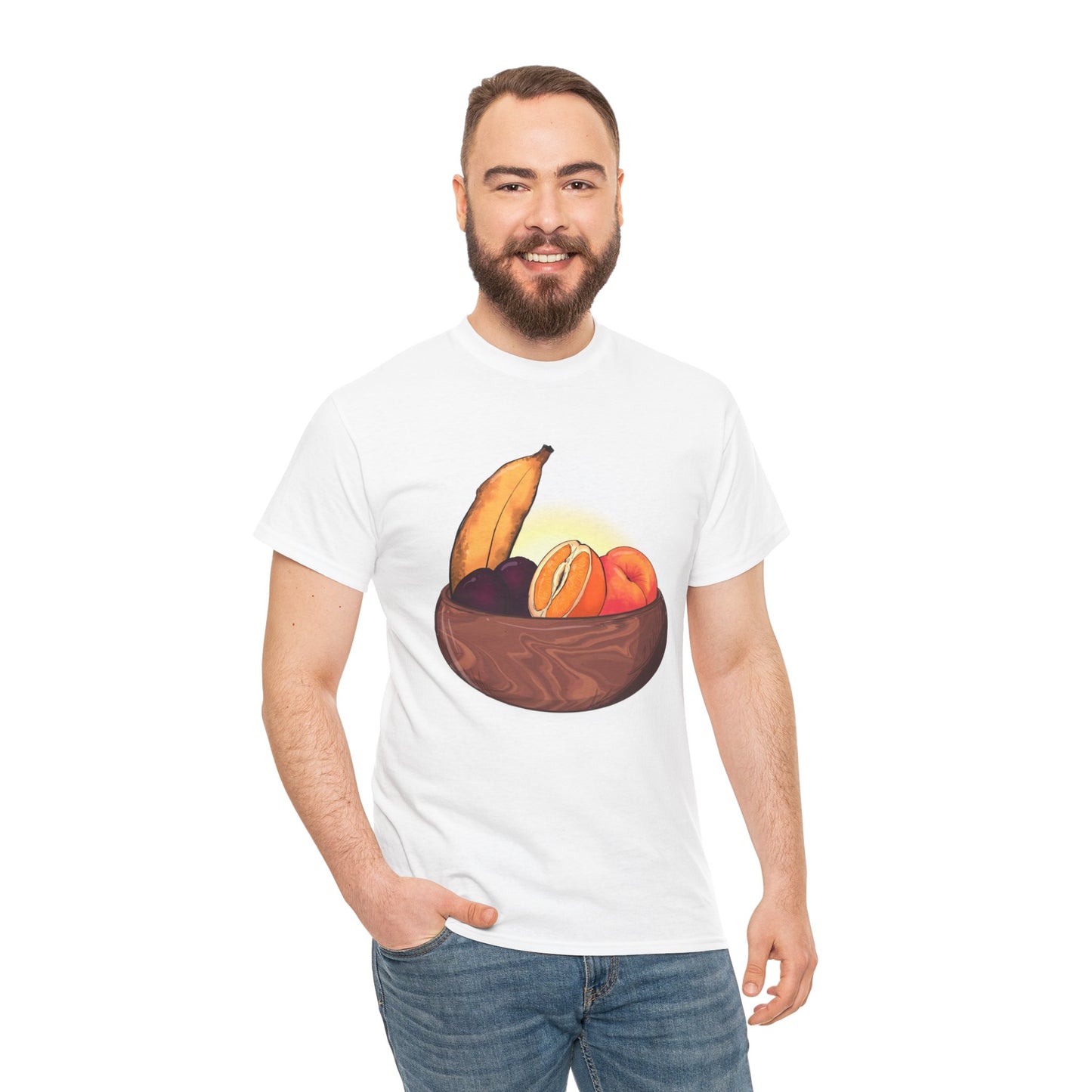 Adult Fruit Basket Unisex Heavy Cotton Tee