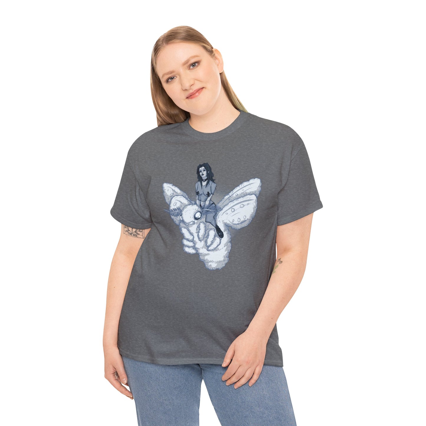 Goth On A Moth Unisex Heavy Cotton Tee