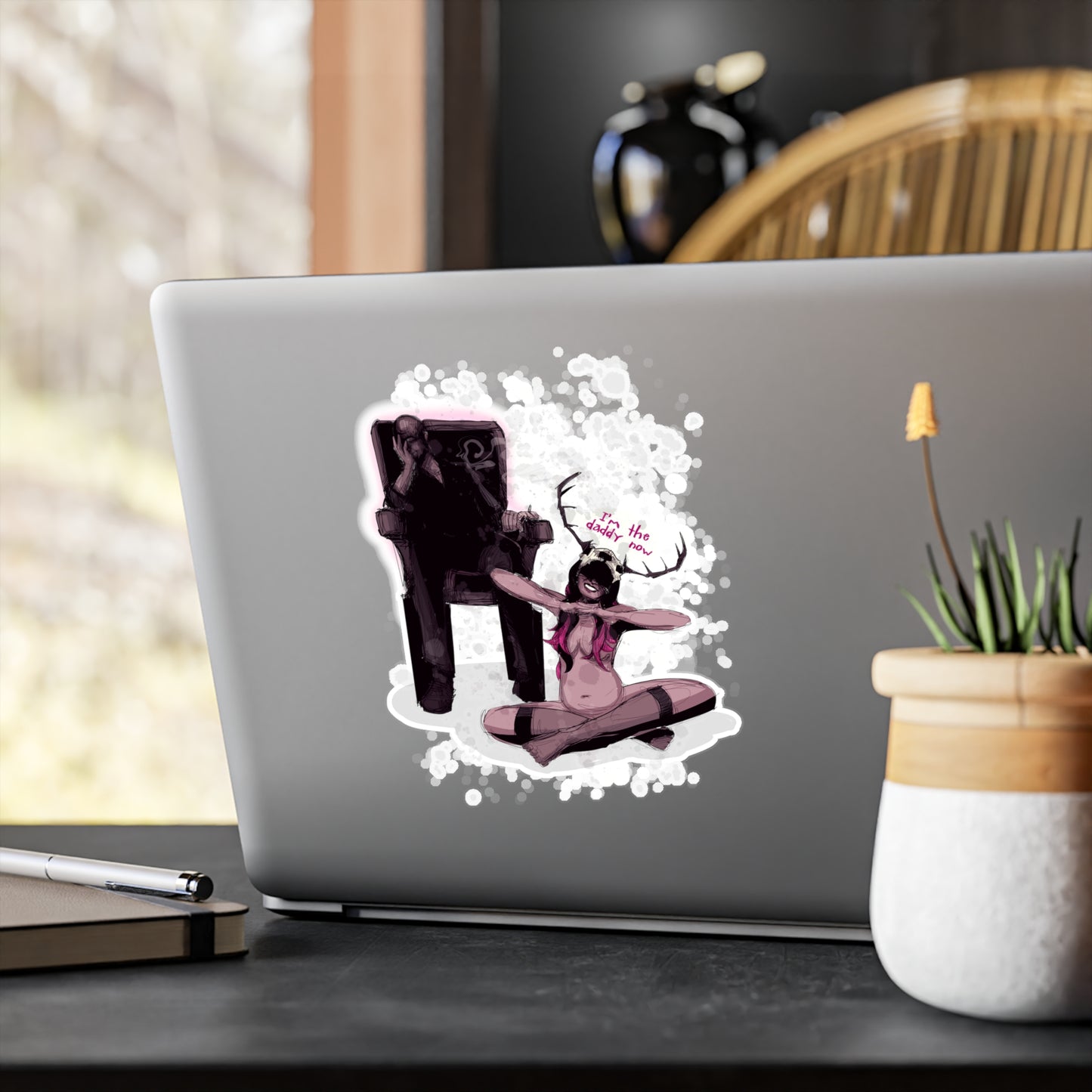 Deer Daddy Series 7: Role Reversal Kiss-Cut Vinyl Decal