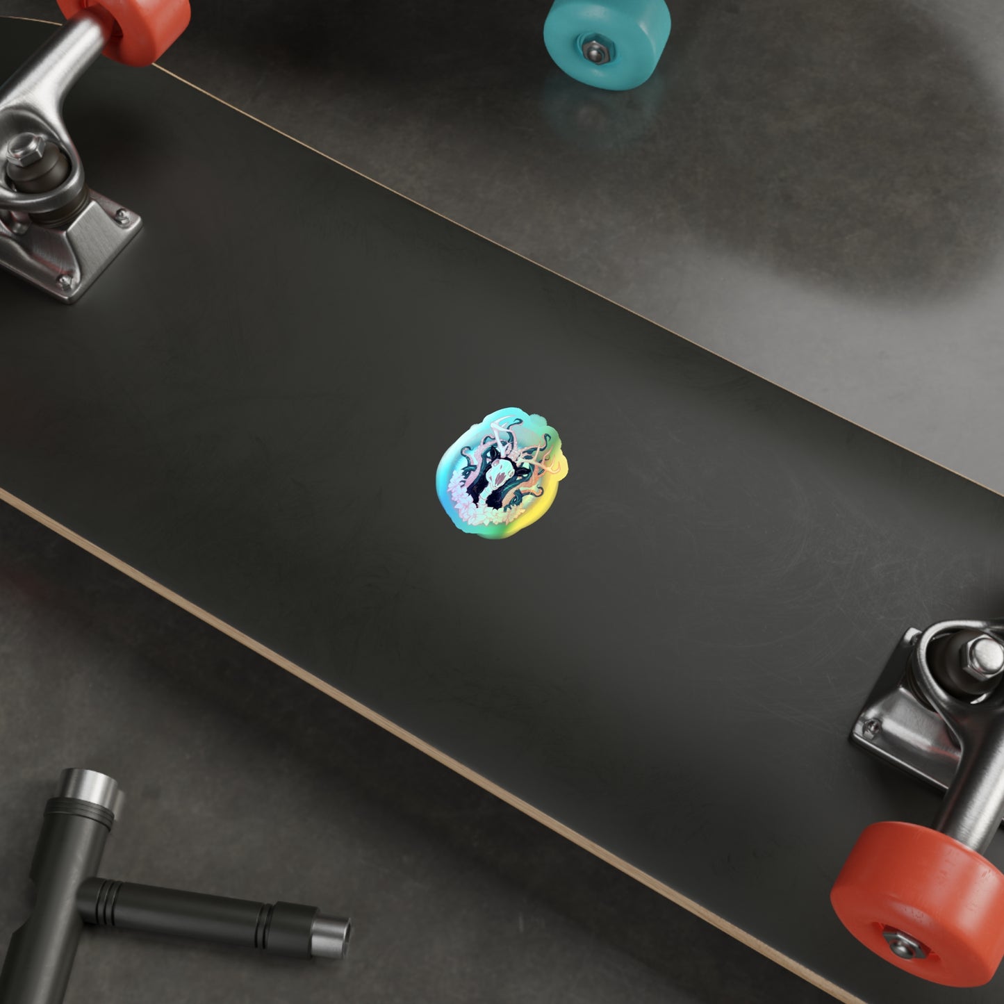 Entropy Holographic Die-cut Stickers