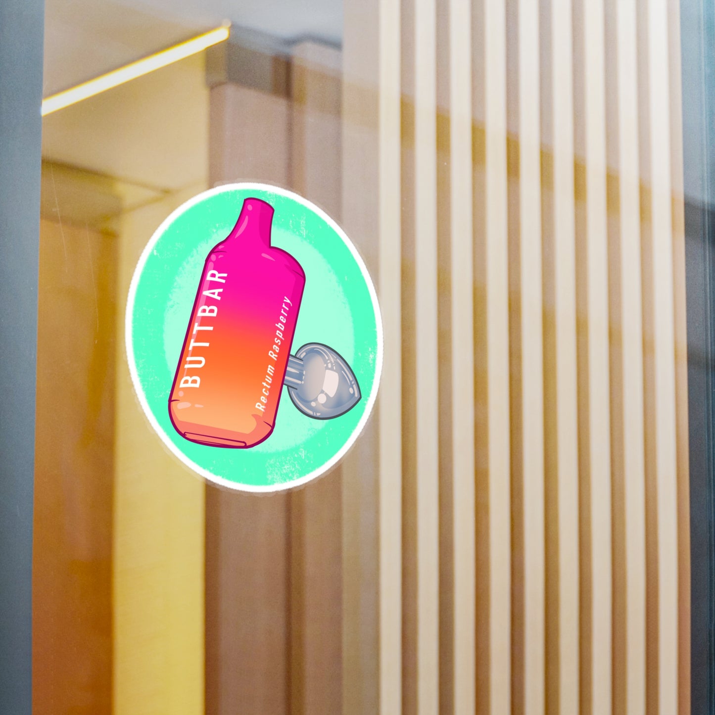 Vape Plug Kiss-Cut Vinyl Decal