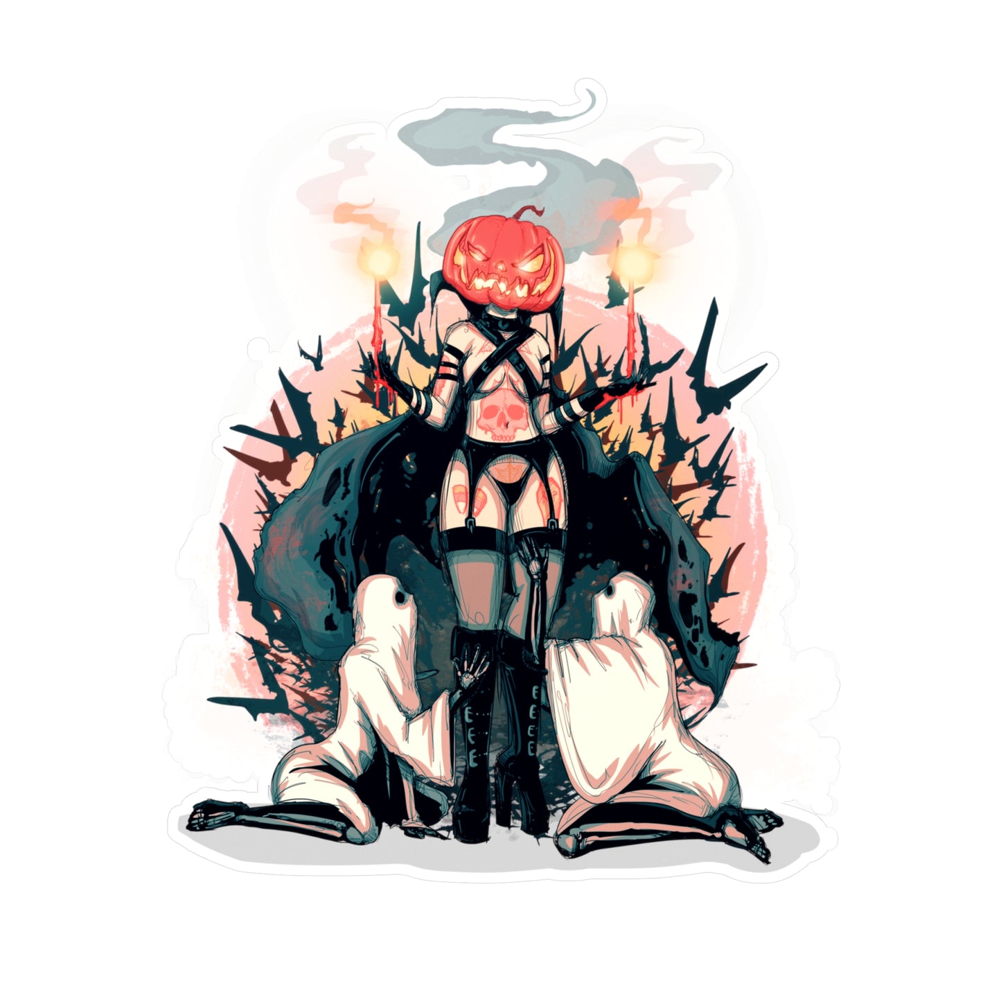 Pumpkin Queen Kiss-Cut Vinyl Decal